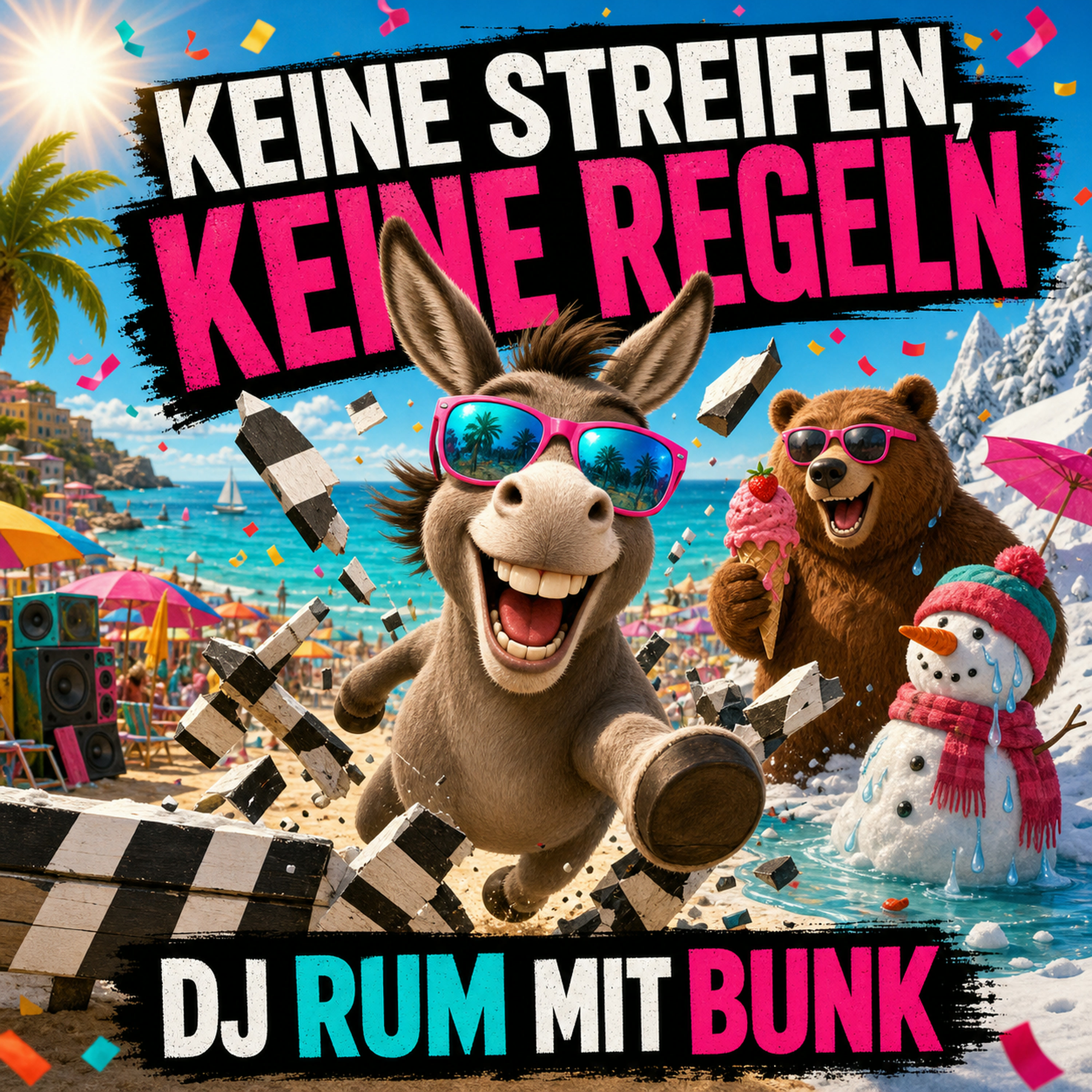Albumcover Keine Streifen, keine Regeln von DJ Rum mit Bunk